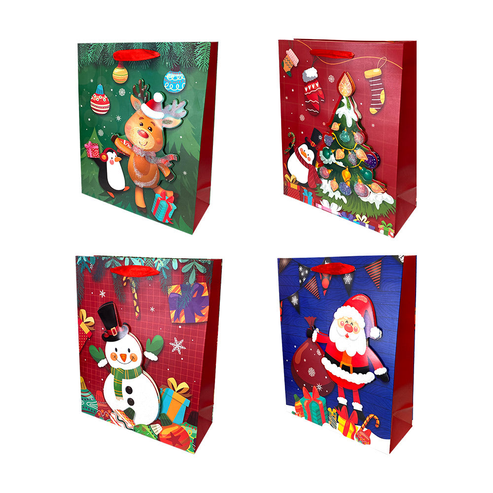 Bolsa Regalo Navidad Mediano 32 x 26 x 19 cm 1 pieza Itrade