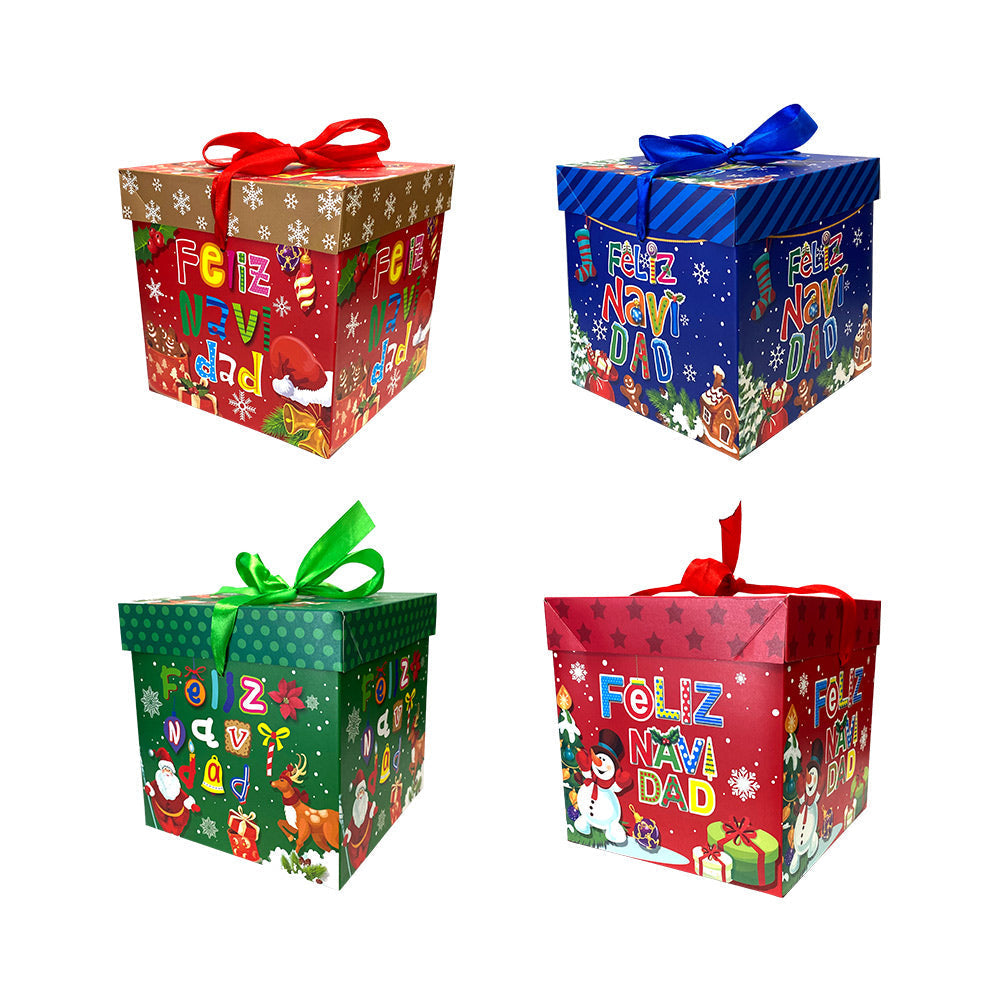 Caja de Regalo Navidad 15 x 15 x 15 cm 1 pieza Itrade