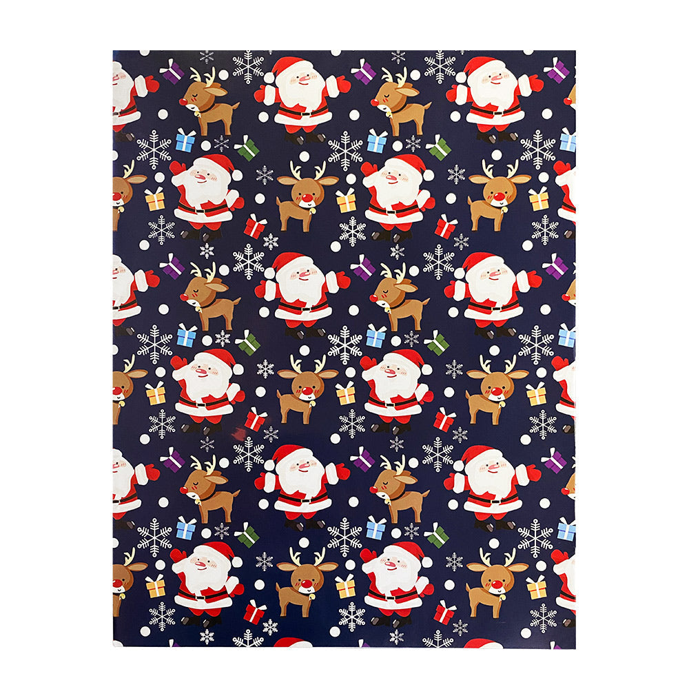 Papel de Regalo Navideño #10 75 x 51 cm 80 grs 10 piezas Itrade