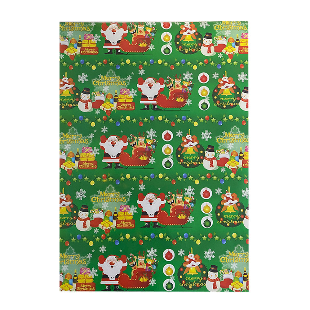 Papel de Regalo Navideño #11 75 x 51 cm 80 grs 10 piezas Itrade