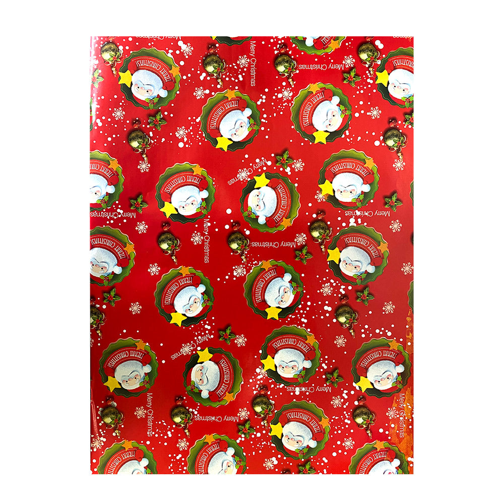 Papel de Regalo Navideño #12 75 x 51 cm 80 grs Paquete/10 piezas Itrade