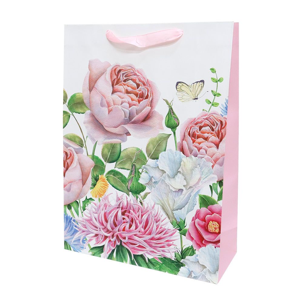 Bolsa de Regalo Flores Grande 42 x 31 x 12 cm ITrade