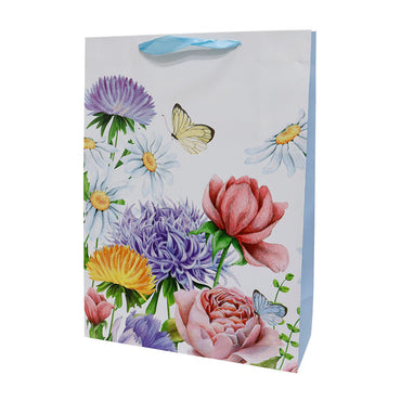 Bolsa de Regalo Flores Grande 42 x 31 x 12 cm ITrade