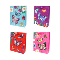 Bolsa de Regalo Mariposas Mediano 32 x 25 x 11 cm ITrade