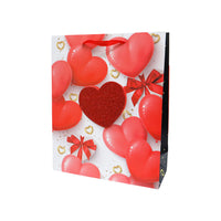 Bolsa de Regalo Mediana Corazones 32 x 26 x 10 cm 4 piezas ITrade