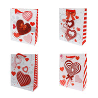 Bolsa de Regalo Mediana Red Valentine 32 x 26 x 10 cm 4 piezas ITrade