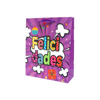 Bolsa de Regalo Felicidades Mediano 36 x 26 x 10 cm ITrade