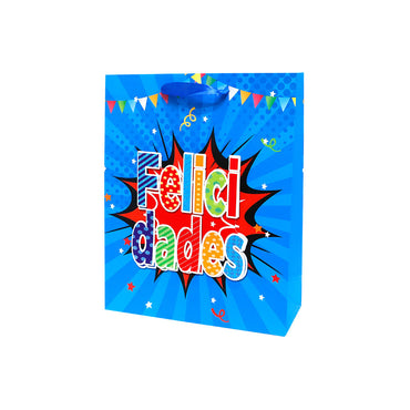 Bolsa de Regalo Felicidades Mediano 36 x 26 x 10 cm ITrade