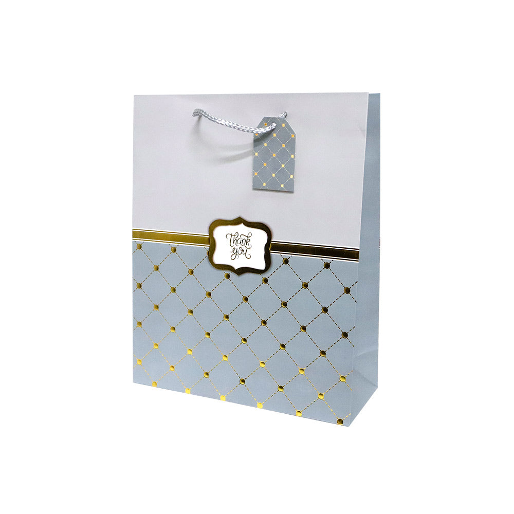 Bolsa de Regalo Golden Stamp Mediano 32 x 26 x 10 cm ITrade