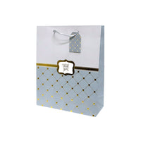 Bolsa de Regalo Golden Stamp Mediano 32 x 26 x 10 cm ITrade