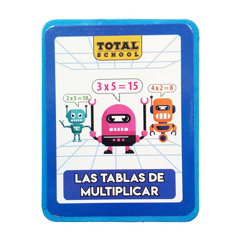 Tarjetero Didáctico Foamy Multiplicación 10 x 13 cm Total School