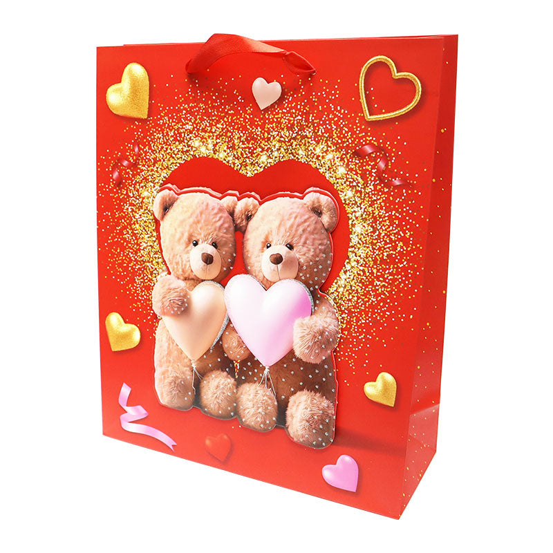 Bolsa de Regalo San Valentin Mediano 32 x 26 x 10 cm ITrade