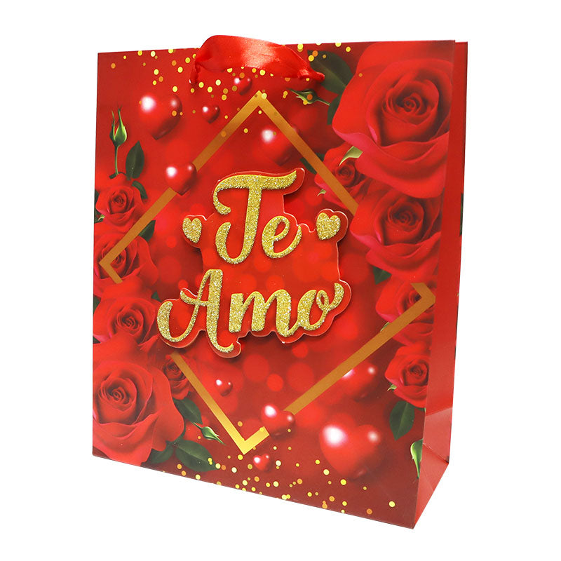 Bolsa de Regalo San Valentin Chica 23.5 x 19.5 x 8 cm ITrade