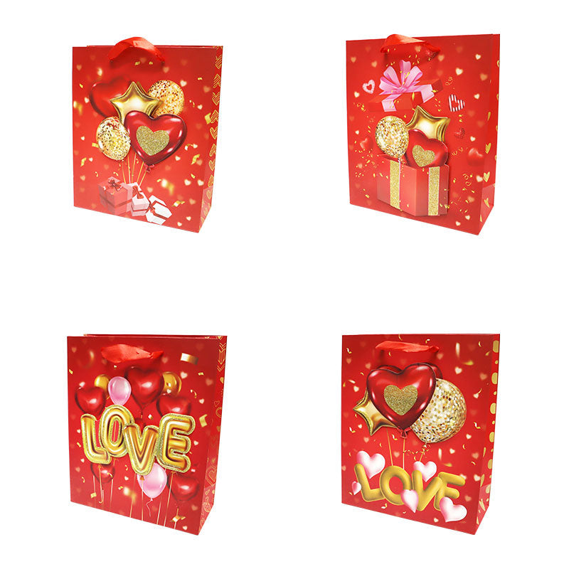 Bolsa de Regalo San Valentin Chica Love 23.5 x 19.5 x 8 cm ITrade