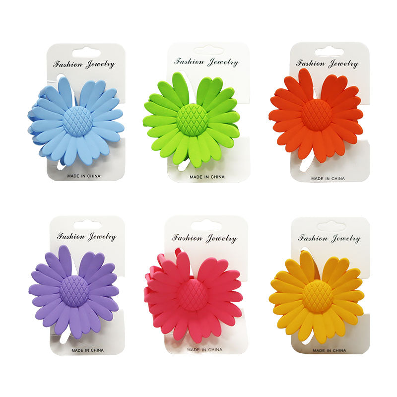 Pinza para Cabello Flores de Colores 6.5 cm ITrade