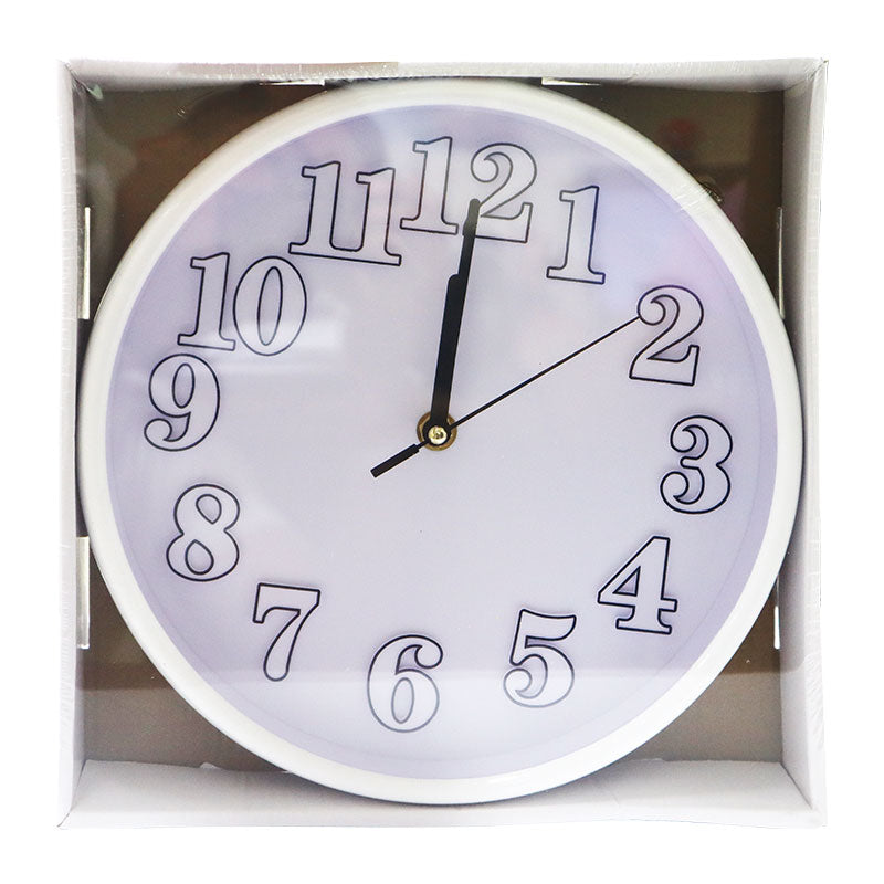 Reloj de Pared Blanco y Negro ITrade