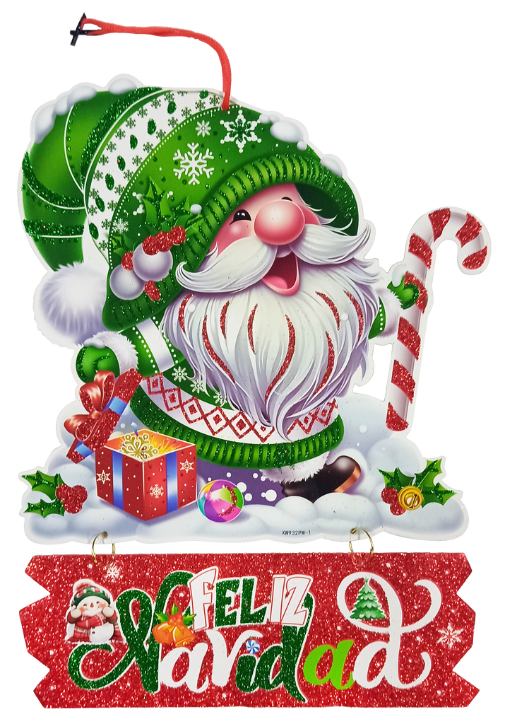 Adorno de Foami Navideño Elfo 27 x 37 Itrade