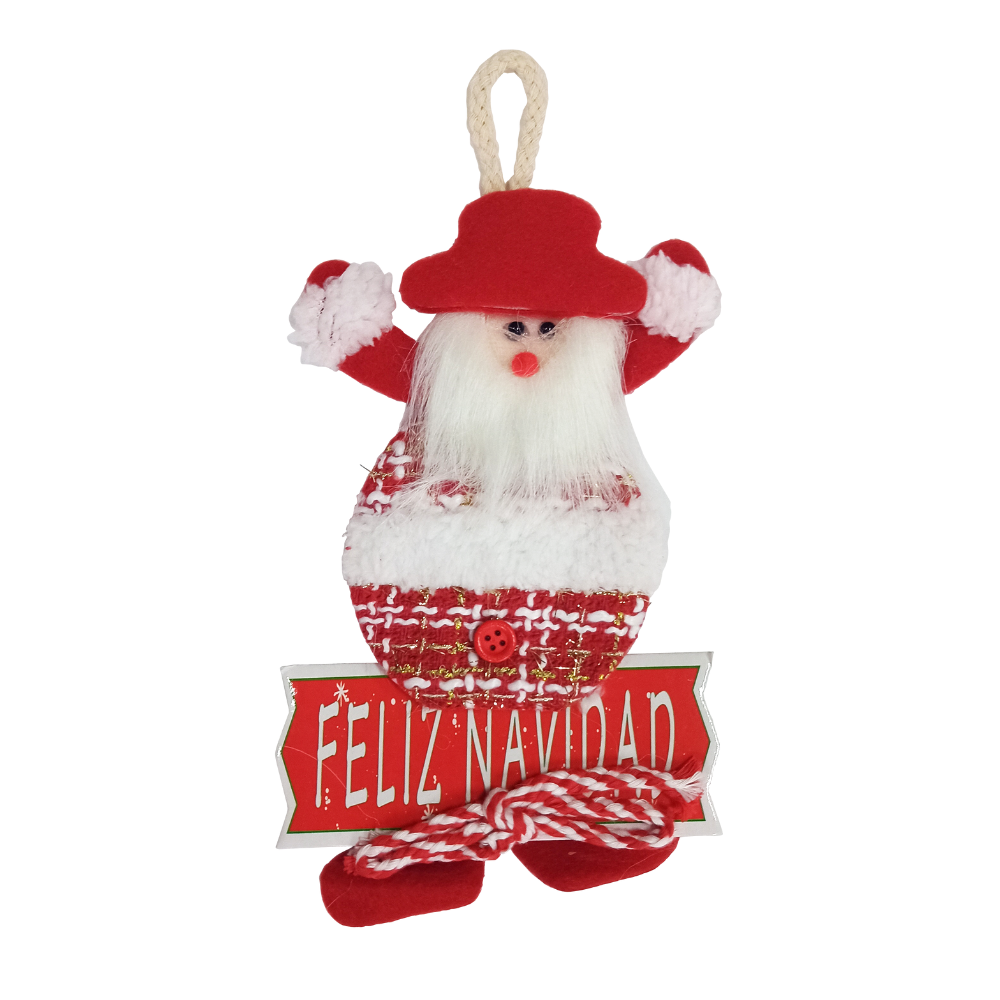 Adorno Colgante Navidad Santa Claus Merry Christmas Itrade