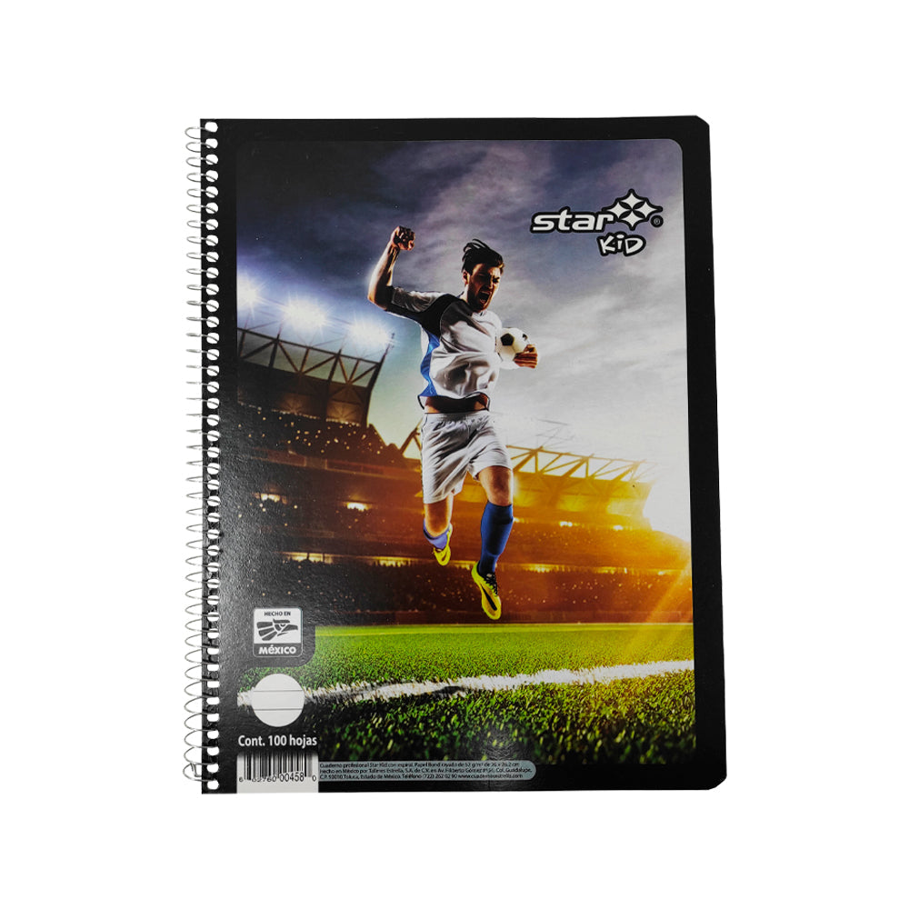 Cuaderno Profesional Espiral Raya 100 hjs Star Kid Estrella