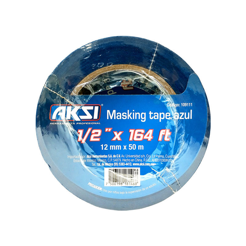 Cinta Masking Tape Azul 12 mm